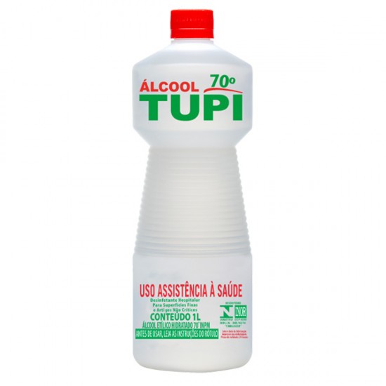 Álcool Líquido Tupi 70º 1l 