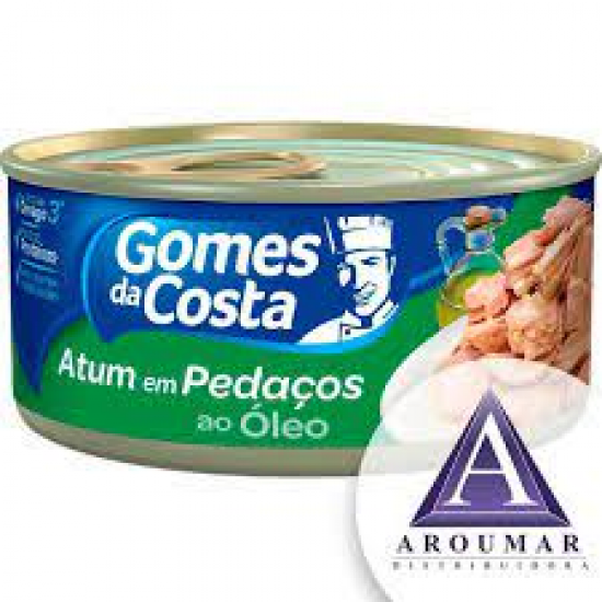ATUM GOMES DA COSTA   PEDACO OLEO 170G