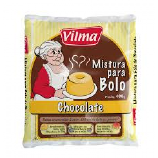 MISTURA P/ BOLO VILMA CHOCOLATE 400G