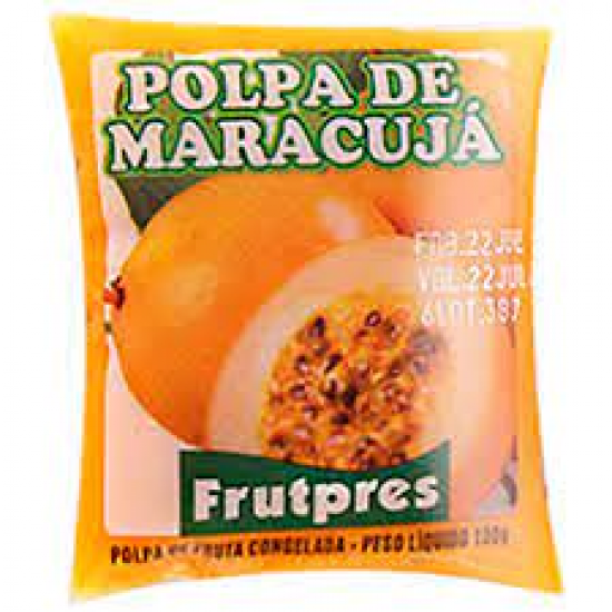 POLPA DE MARACUJA FRUTPRESS 100GR