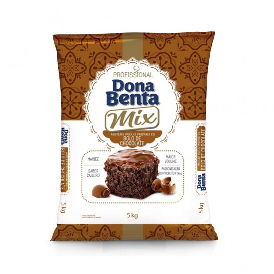 MISTURA DE BOLO DONA BENTA  CHOCOLATE  5KG
