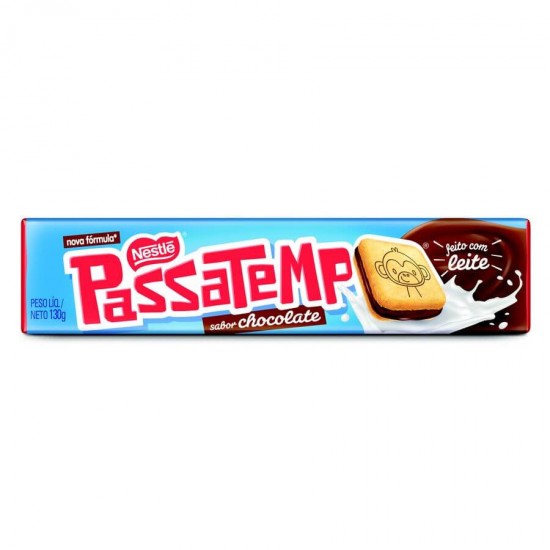 BISCOITO PASSATEMPO RECHEADO CHOCOLATE 130G