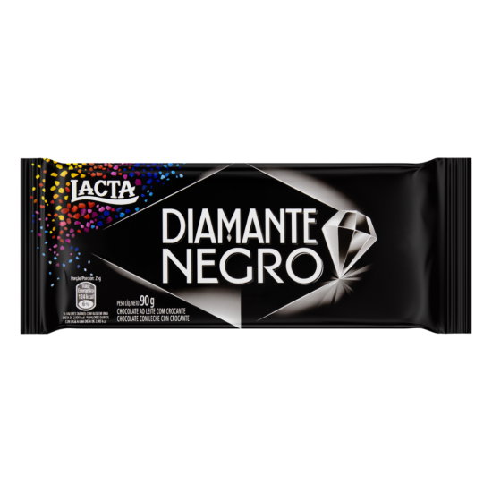CHOCOLATE LACTA TAB 90GR DIAMANTE NEGRO
