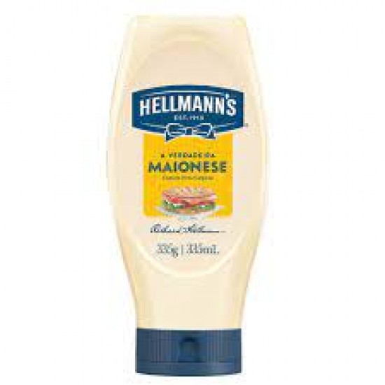 MAIONESE HELLMANNS  TRAD SQUEEZE 335G