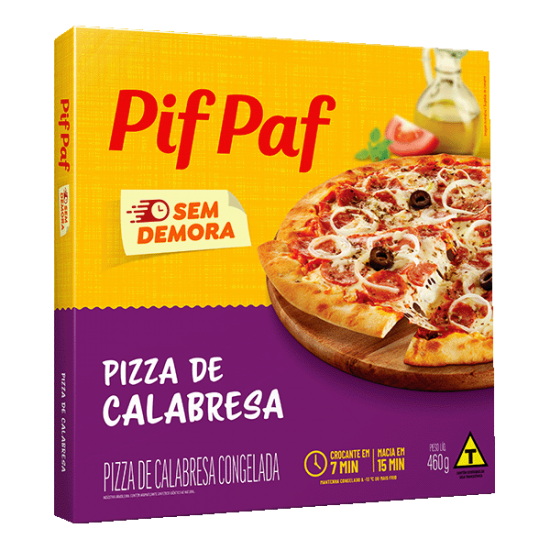 PIZZA PIF PAF 460G CALABRESA