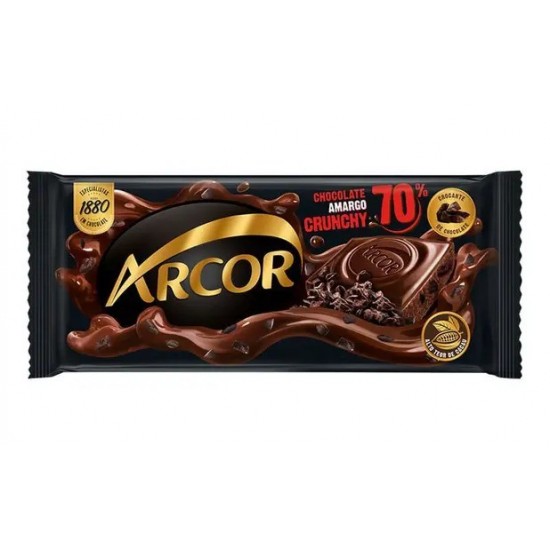 CHOCOLATE ARCOR  TABLETE 70% AMARGO 80G