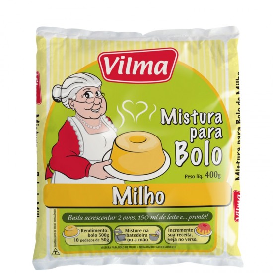 MISTURA P/ BOLO VILMA  MILHO VERDE 400G