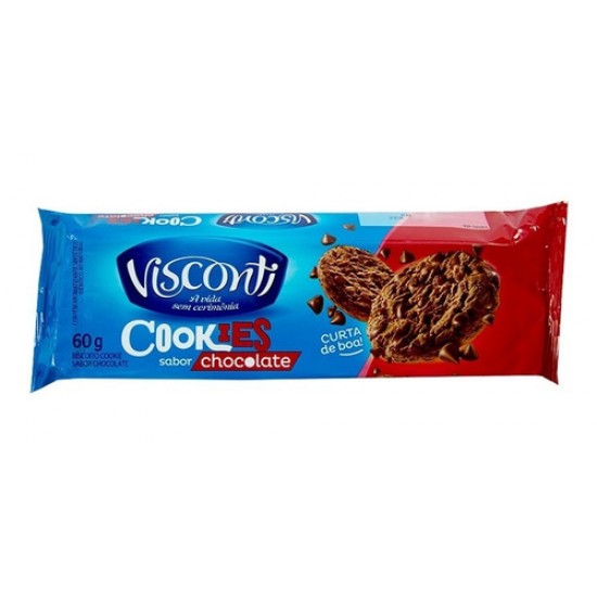 BISCOITO VISCONTI COOKIES CHOCOLATE 60G