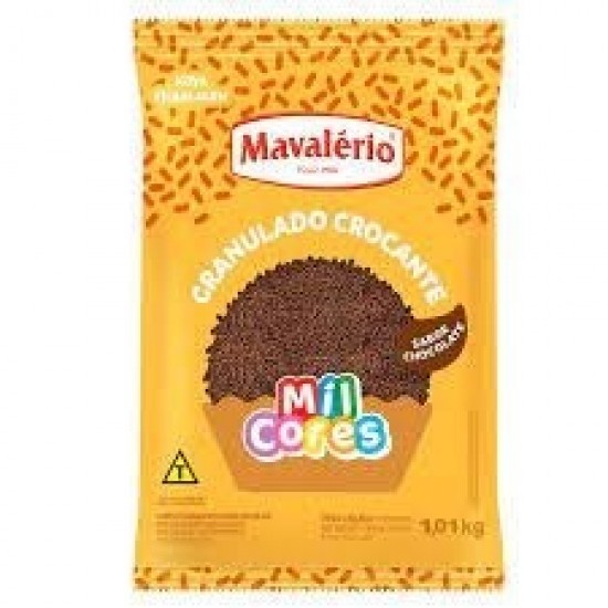 CHOCOLATE GRANULADO MAVALERIO CROCANTE  MIL CORES 1,01KG