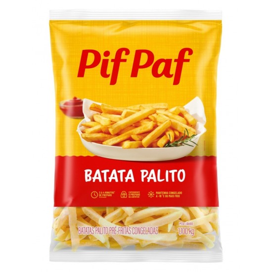 BATATA PALITO PIF PAF 1,100KG  NOVO
