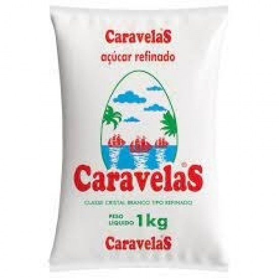 ACUCAR REFINADO CARAVELAS 1KG